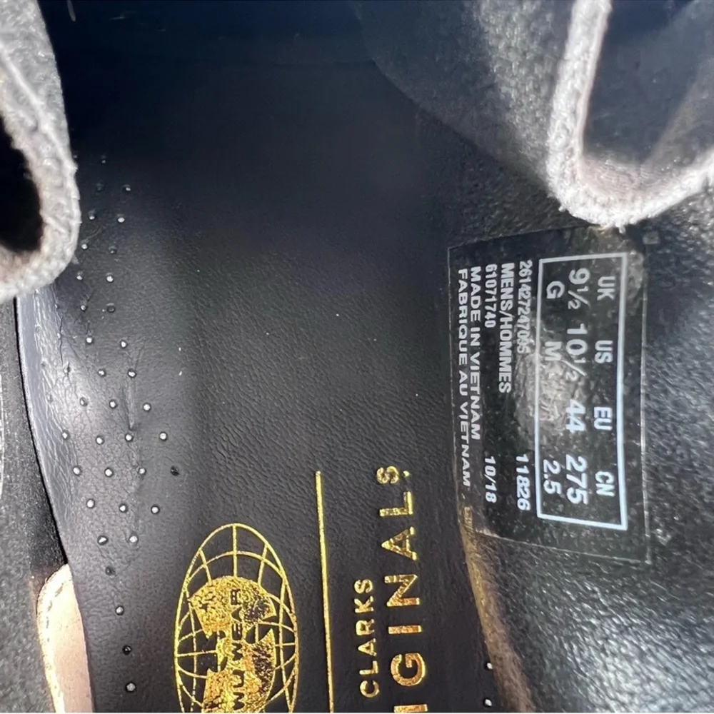 Clarks X Wu Wear Wallabee Black Suede Boots