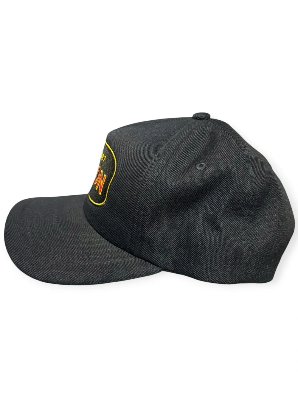 Filson Harvester SnapBack Cap Navy Blue Embroidered Patch EUC