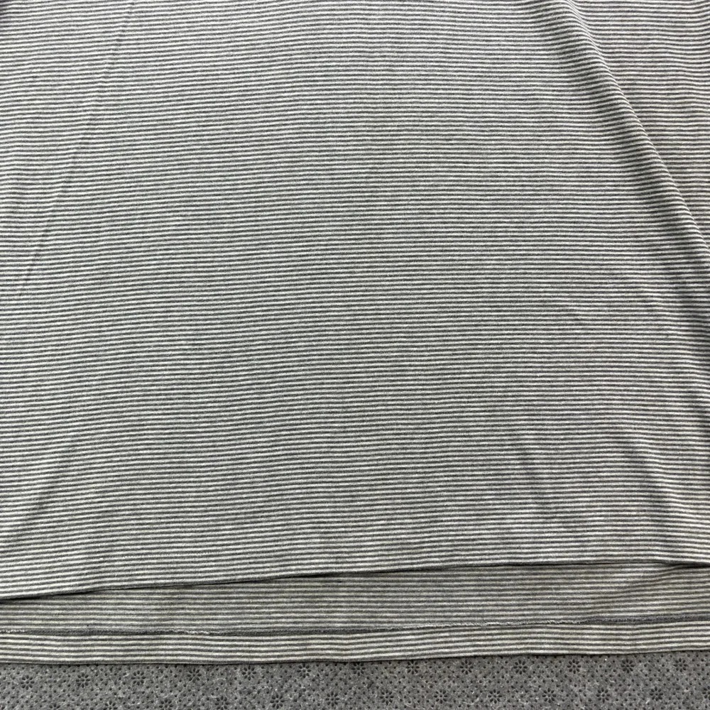 Vintage Polo Ralph Lauren Mens XXL Grey Striped Long Sleeve Rugby Polo Shirt